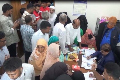 গোপালগঞ্জে শেখ সেলিমের উদ্যোগে ফ্রি মেডিকেল ক্যাম্প