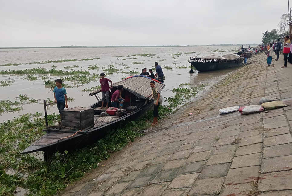 তিস্তা ও ব্রহ্মপুত্রের পানি কমলেও বেড়েছে ঘাঘট-করতোয়ার পানি