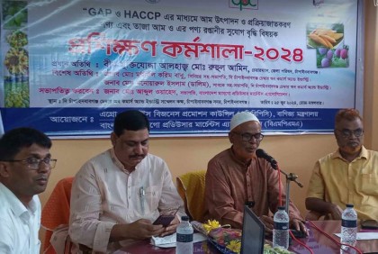 চাঁপাইনবাবগঞ্জে আম বিষয়ক কর্মশালা  