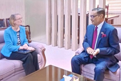 ওবায়দুল কাদেরের সঙ্গে ব্রিটিশ হাইকমিশনারের সৌজন্য সাক্ষাৎ
