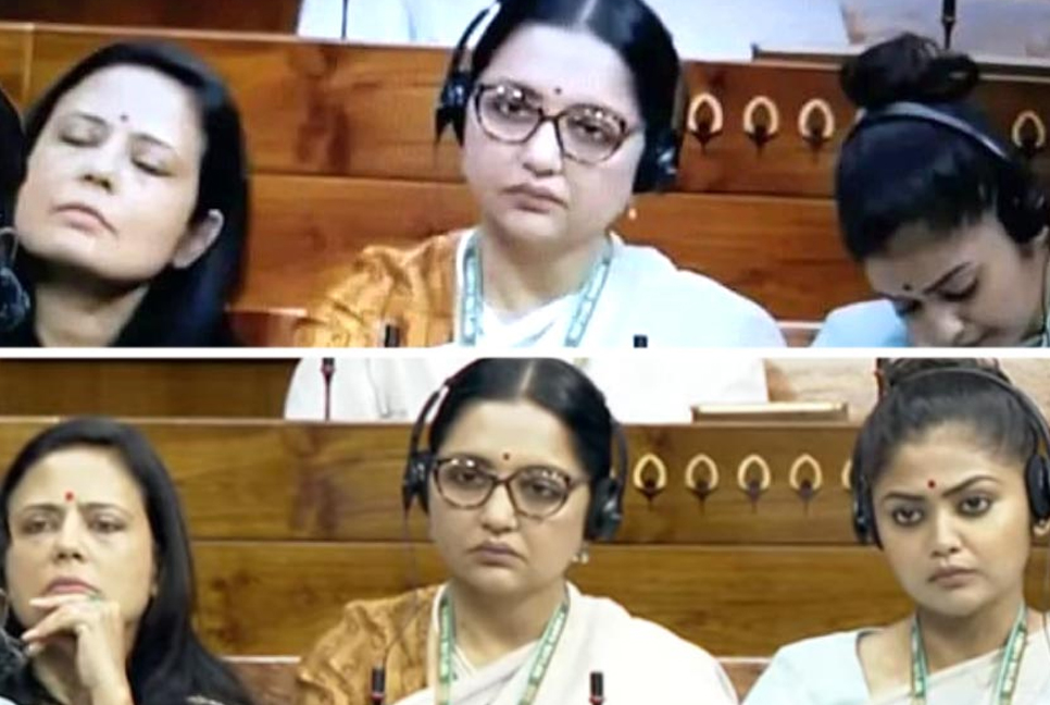 পার্লামেন্টে ঘুমিয়ে বিপাকে সায়নী-মহুয়া
