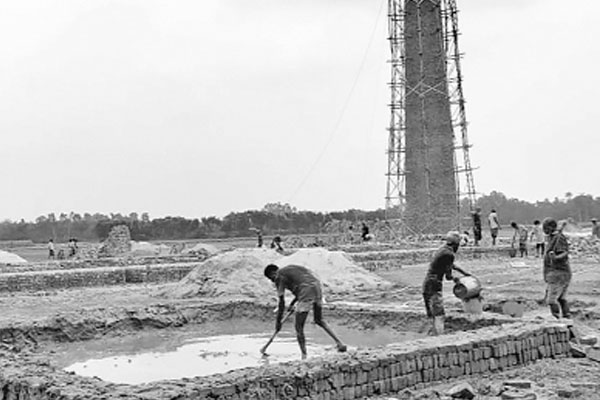 তিন ফসলি জমিতে ইটভাটা