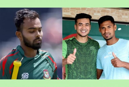 শ্রীলঙ্কায় খেলতে দেশ ছাড়লেন হৃদয়-তাসকিন-মুস্তাফিজ