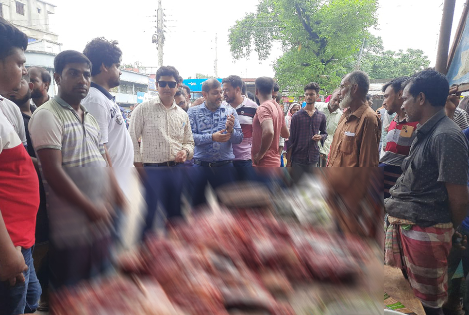 চুয়াডাঙ্গায় অসুস্থ গরুর মাংস বিক্রি, ৫০ হাজার টাকা জরিমানা