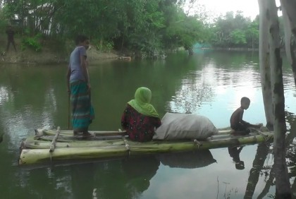 কুড়িগ্রামের কিছু এলাকায় ফের বন্যা পরিস্থিতি 