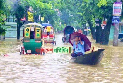 দুর্যোগে বিপর্যস্ত সিলেট