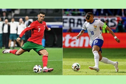 কোয়ার্টার ফাইনালে মুখোমুখি রোনালদো-এমবাপ্পে