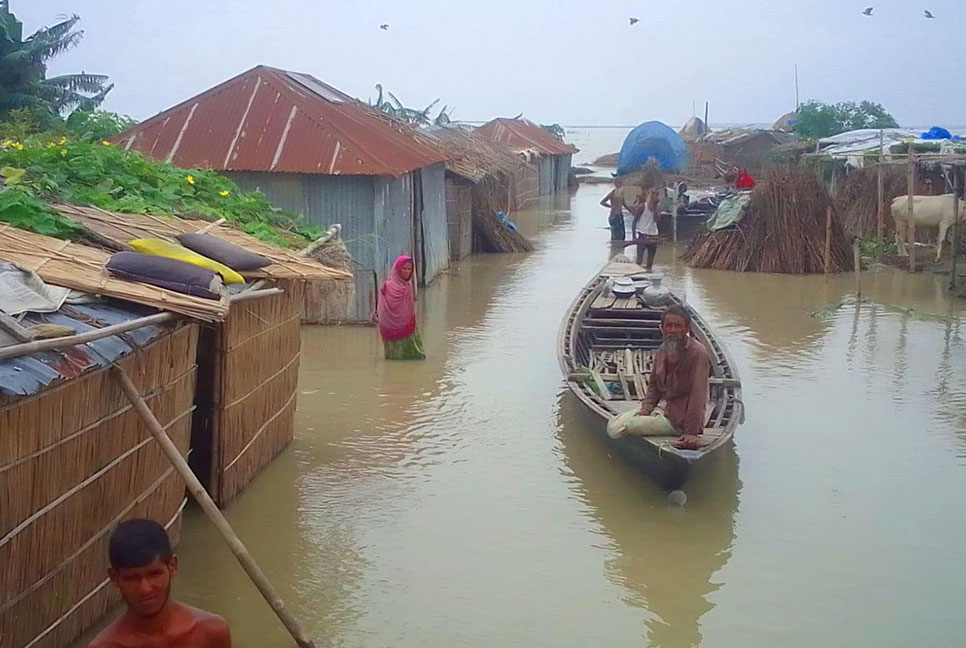 বগুড়ায় যমুনার পানি বিপৎসীমার ওপরে