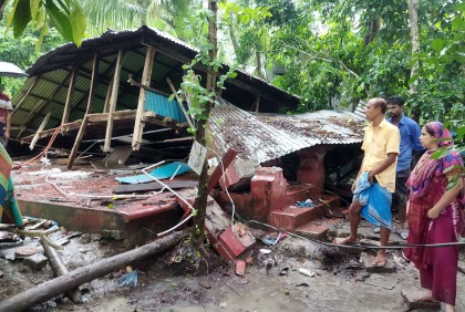 মোরেলগঞ্জে বসতবাড়ি ভাঙচুরের অভিযোগ
