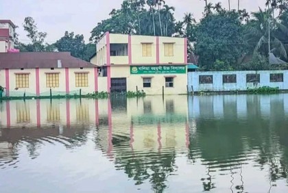 টানা বর্ষণে পানিবন্দি ফুলপুরের কয়েক হাজার মানুষ 