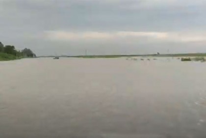 টাঙ্গাইলে নদীর পানি বেড়ে প্লাবিত হচ্ছে নতুন নতুন এলাকা 