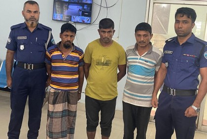 হত্যা মামলার ৩ আসামি গ্রেফতার  