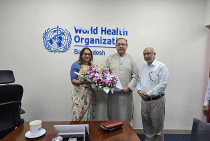 ডব্লিউএইচও'র আঞ্চলিক পরিচালক সায়মা ওয়াজেদের সঙ্গে রাসিক মেয়রের আলোচনা