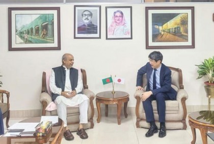 বাংলাদেশ রেলওয়ের সাথে ভবিষ্যতে কাজের আশ্বাস জাপান রাষ্ট্রদূতের