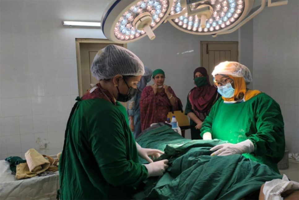 প্রতিষ্ঠার ৬ বছর পর আশুগঞ্জ স্বাস্থ্য কমপ্লেক্সে সিজারে সন্তান জন্ম