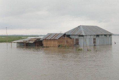 কুড়িগ্রামে কমছে পানি, বন্যা পরিস্থিতি অপরিবর্তিত