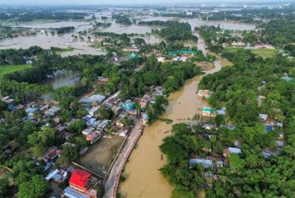 রোগ-বালাইয়ে বাড়ছে বন্যার্তদের কষ্ট