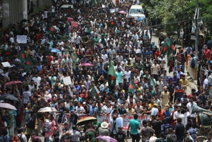 সন্ধ্যায় পরবর্তী কর্মসূচি দেবেন আন্দোলনকারীরা