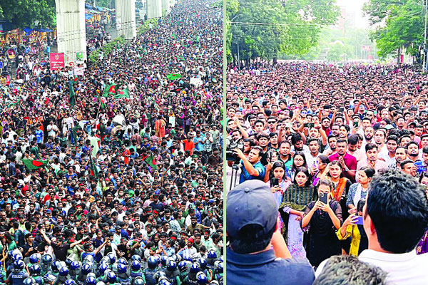 সংঘাতে গড়াল আন্দোলন