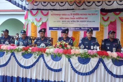 ঝিনাইদহের হাটগোপালপুরে সিসিটিভি ক্যামেরা স্থাপন