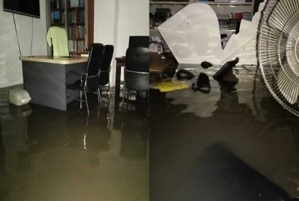 পানিতে ডুবল সাবেক মন্ত্রী মোস্তাফা জব্বারের দুই অফিস