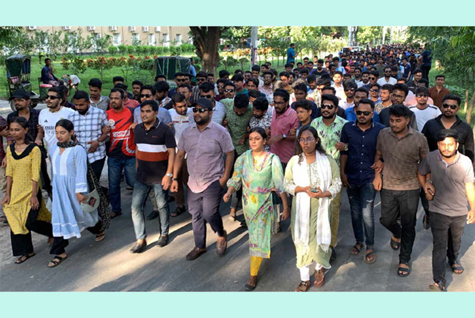 রাজাকার বলে স্লোগান দিলে আর ছাড় নয় : রাবি ছাত্রলীগ সভাপতি