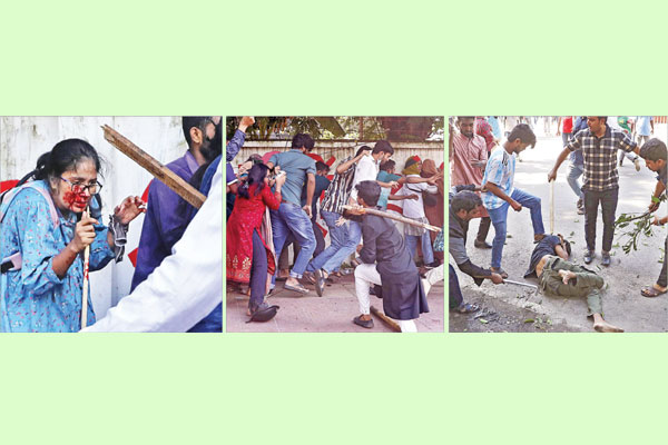 দিনরাত সংঘর্ষে রণক্ষেত্র