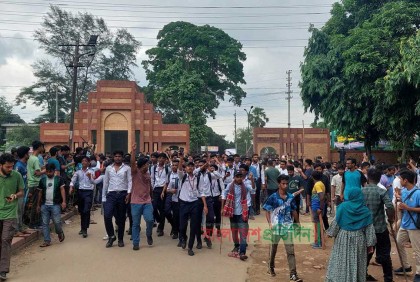 জাবির কোটা আন্দোলনে যোগ দিয়েছে স্কুল-কলেজের শিক্ষার্থীরা