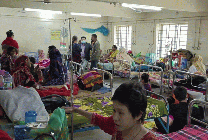 পাহাড়ে ডায়রিয়ার প্রকোপ

