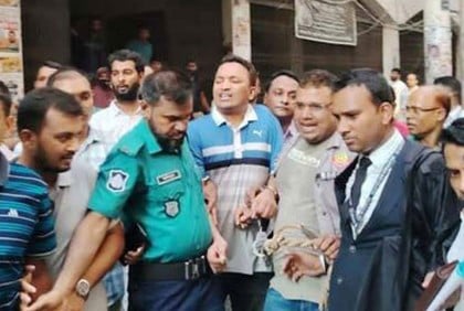 ছাত্রদলের সাবেক সভাপতি শ্রাবণসহ সাতজনের ২ দিনের রিমান্ড
