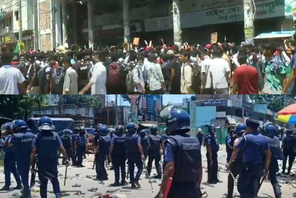 টাঙ্গাইলে বিক্ষোভে ধাওয়া-পাল্টা ধাওয়া, আহত ২০