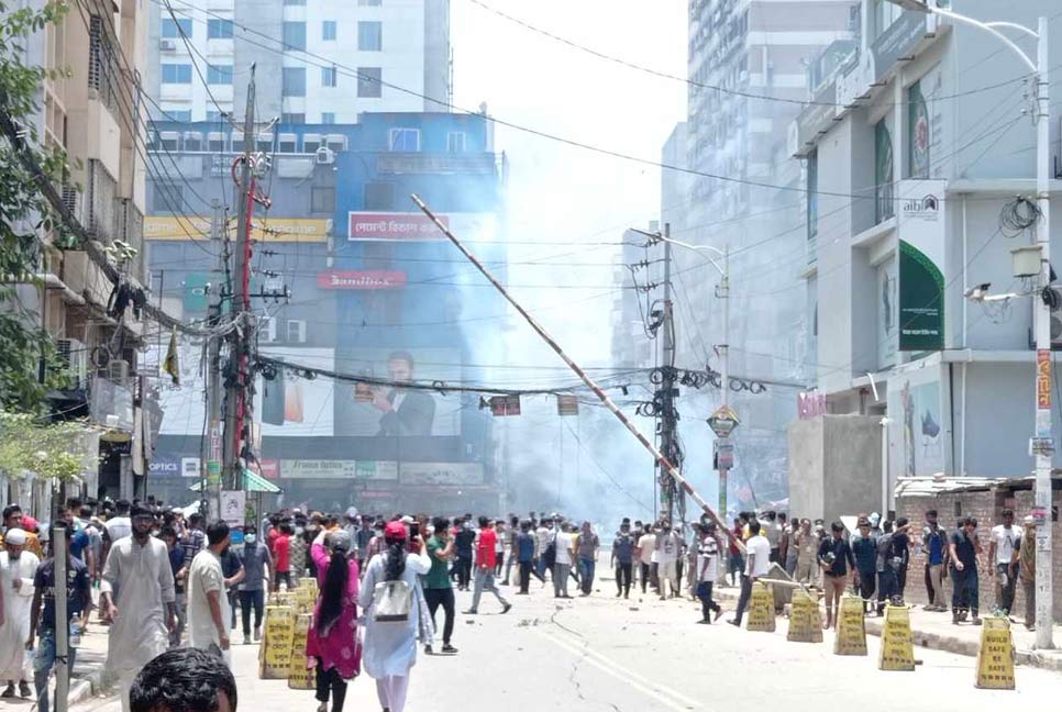 উত্তরায় পুলিশ ও র‍্যাবের সঙ্গে সংঘর্ষে নিহত বেড়ে ৪