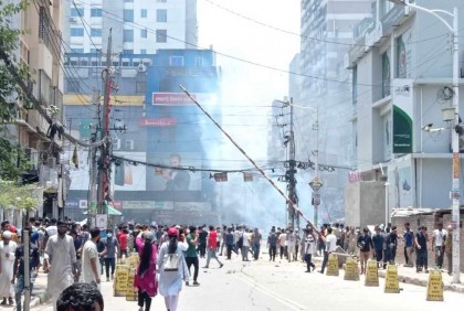 উত্তরায় পুলিশ ও র‍্যাবের সঙ্গে সংঘর্ষে নিহত বেড়ে ৪
