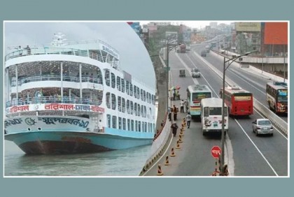 বরিশাল থেকে লঞ্চ ও বাস চলাচল শুরু

