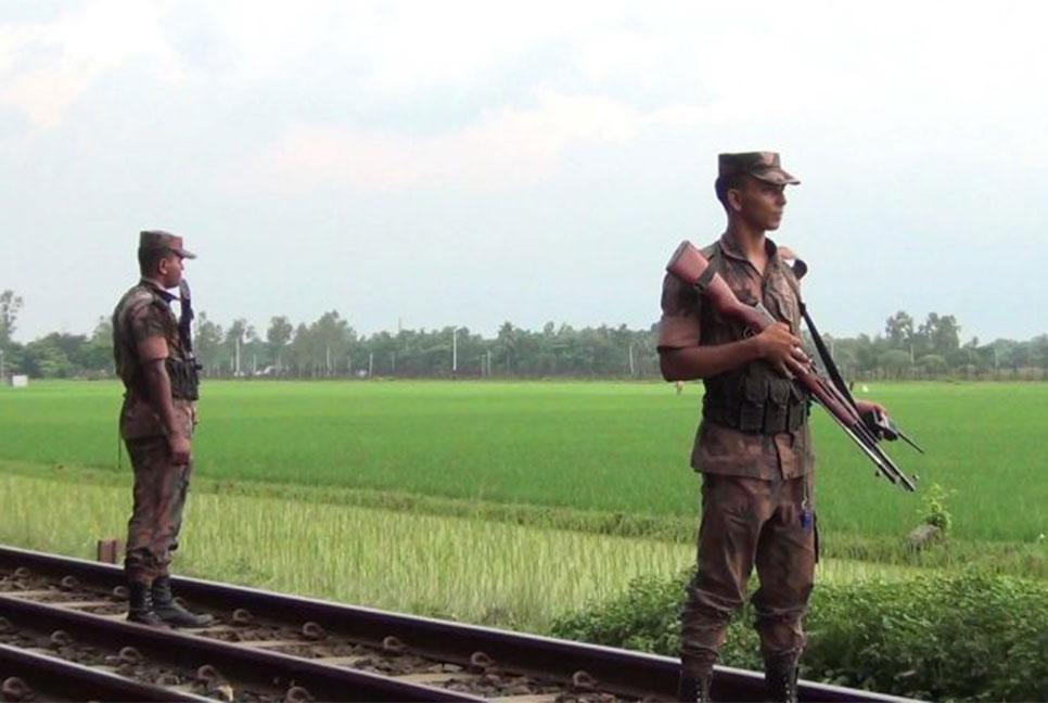 অবৈধভাবে সীমান্ত অতিক্রম রোধে বিজিবির নিরাপত্তা জোরদার