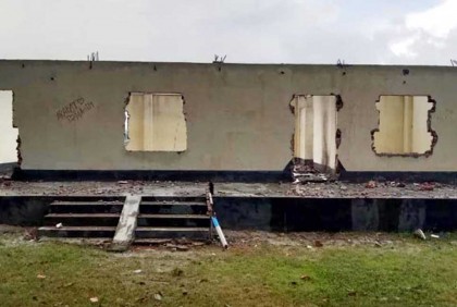 লুটের পর আশুরা বিলের ইট নিয়ে যাচ্ছে দুর্বৃত্তরা 