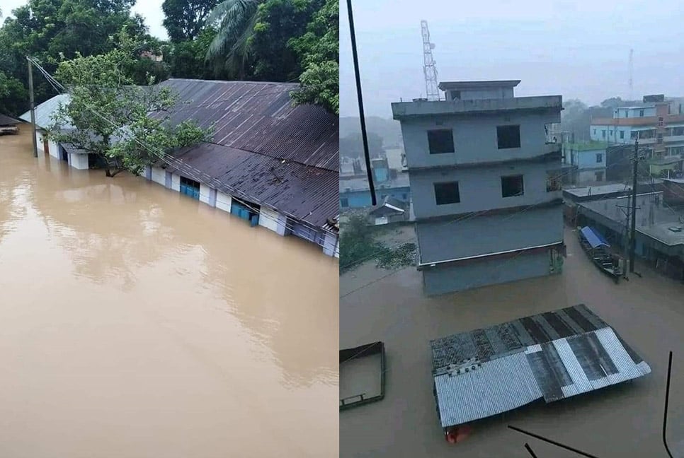 স্মরণকালের ভয়াবহ বন্যা ফেনীতে, একজনের মৃত্যু