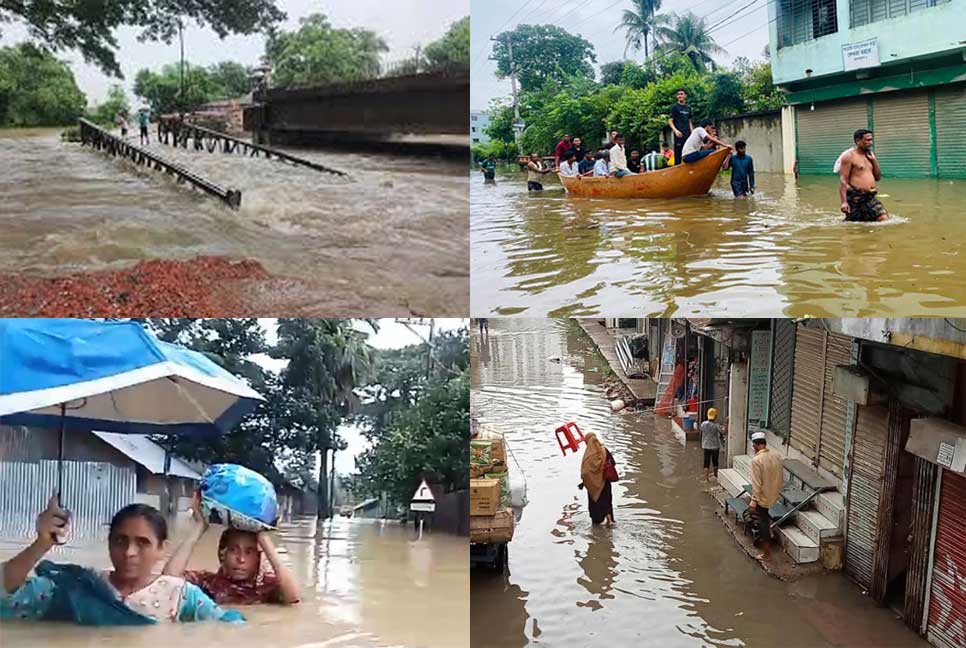 বন্যায় ৬টি জেলায় ক্ষতিগ্রস্ত ১৮ লাখ মানুষ, একজনের মৃত্যু

