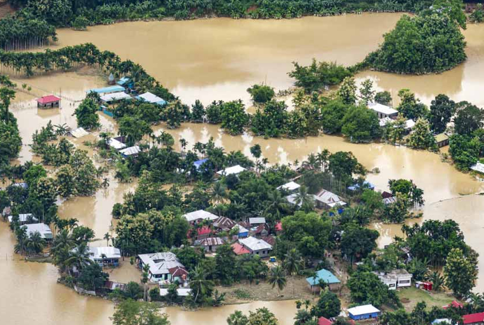 ত্রিপুরার বন্যা পরিস্থিতি বর্তমানে যেমন