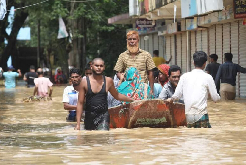 ফেনীতে উন্নতির দিকে বন্যা পরিস্থিতি