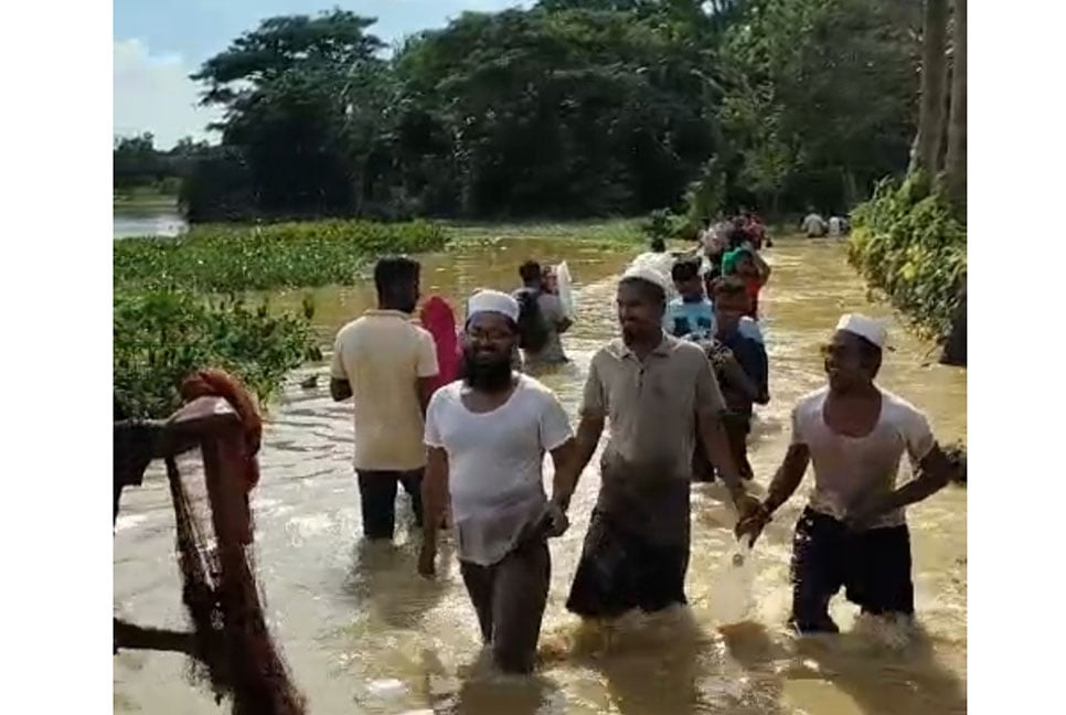 ফেনীতে বন্যা পরিস্থিতি ধীরে উন্নতির দিকে