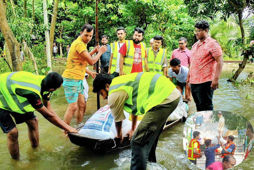 এবার কুমিল্লার দক্ষিণেও যাচ্ছে সহায়তা