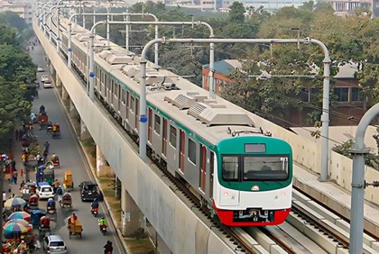 শুক্রবারও চলবে মেট্রোরেল