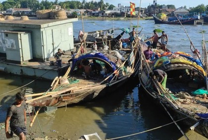 চাঁদপুরে জেলেদের জালে ধরা পড়ছে না ইলিশ