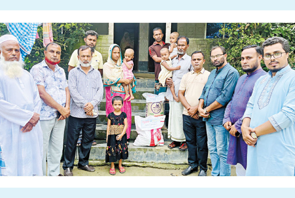 নিহত মুয়াজ্জিনের সন্তানদের পাশে বসুন্ধরা শুভসংঘ