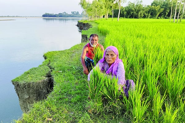 ধরলার ভাঙনে নিঃস্ব মানুষ