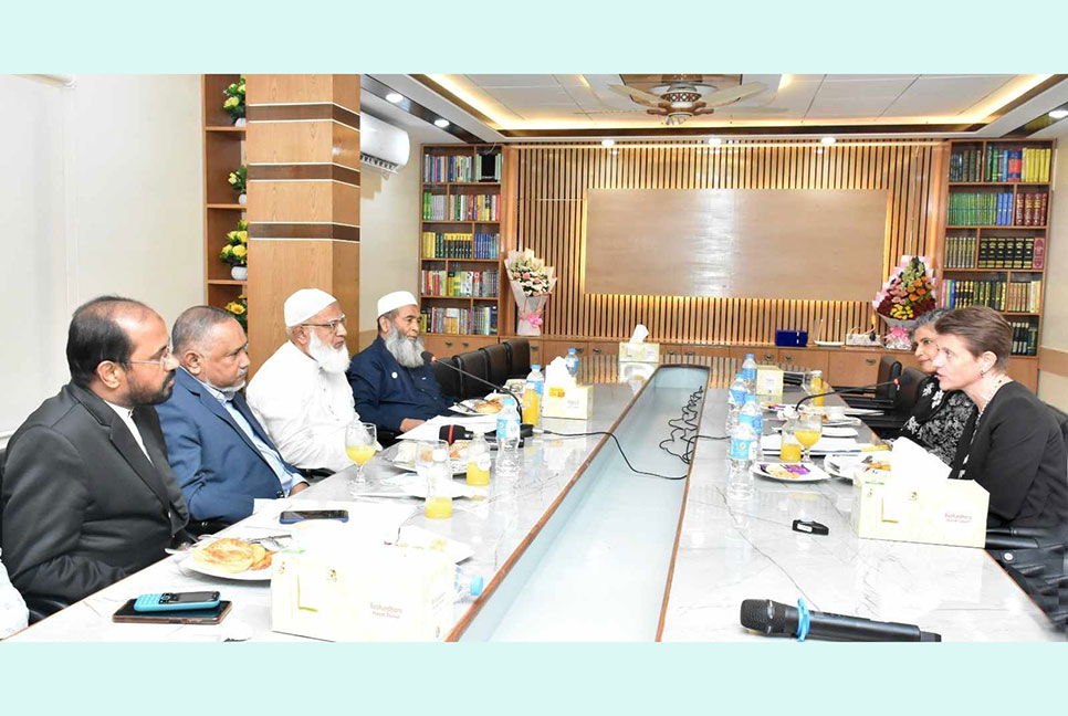 জাতিসংঘ প্রতিনিধি দলের সাথে জামায়াত আমিরের সৌজন্য সাক্ষাৎ