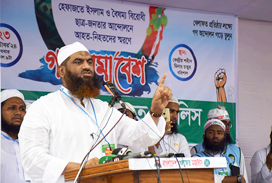 ফ্যাসিবাদের বিরুদ্ধে গড়ে ওঠা 
ঐক্যকে মজবুত রাখতে হবে : মামুনুল হক
