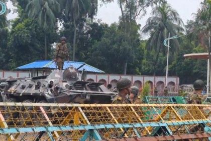 থমথমে বঙ্গভবন এলাকা, নিরাপত্তা জোরদার

