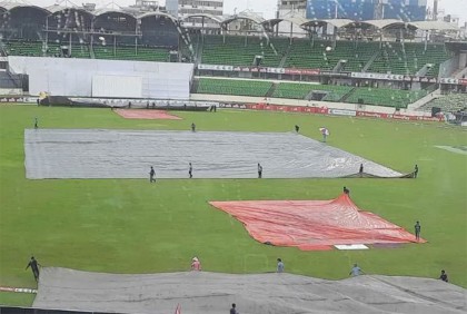 মিরপুর টেস্টে বৃষ্টির হানা, বন্ধ খেলা